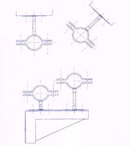 Bossed pipe clamp