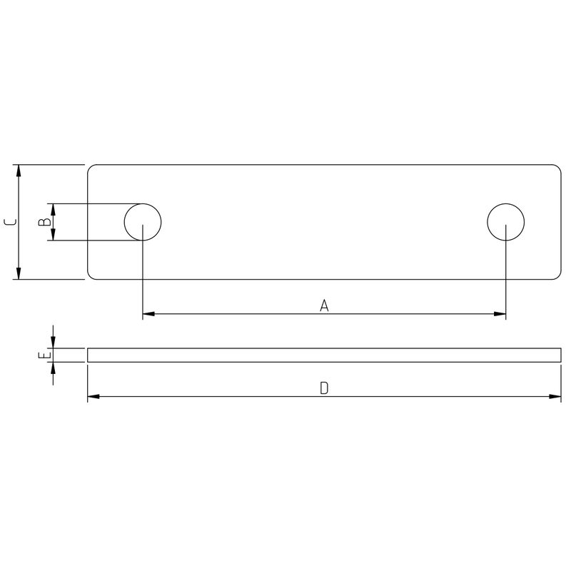 Round-Hole-Plate-Drawing